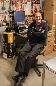 George in his centre of operations