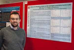 Martin with his highly commended poster.