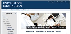 MSc in Advanced General Dental Practice - Distance Learning