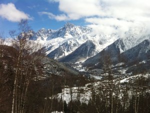 Beautiful scenery in the French Alps