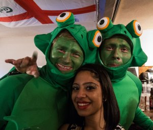 London Midland have reported two lost  frogs - location somewhere in Stratford