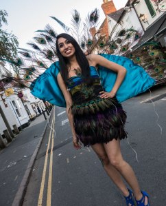 There is always one ready to pose for the cameras