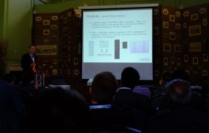 Phil presenting in the Mineralised Tissue Session