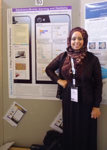 Binnish during poster session