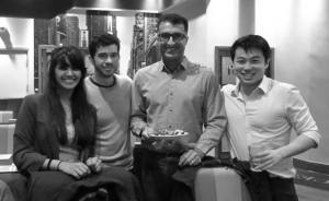 You must let the staff eat their dinner!