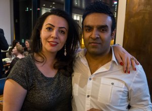 Max and Sunny.  Max was the efficient organiser of the evening.