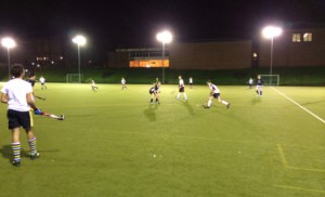 Richard controlling the centre of the pitch