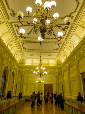 The main hall at the University of Szeged.