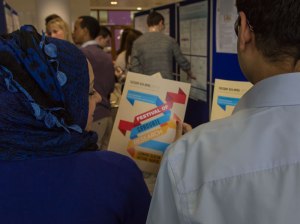 Students view the programme