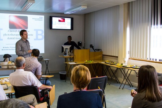 Dr Will Palin introduces the lecture