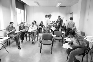 Feedback forms filled in