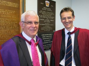 Prof Marquis, guest of honour and Prof Lumley