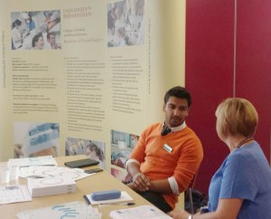 The Dentistry stand at Open Day