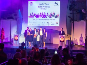 Rich Wills and Stephen Lomas at Dentistry awards