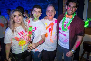 The Birmingham delegation at the Neon Party