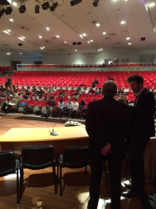 Conference about to start