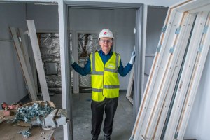 My Office (ready for my Starbucks Mugs)