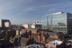 View over the Children's onto the rotunda