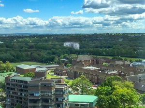 Aerial View of the Dental School