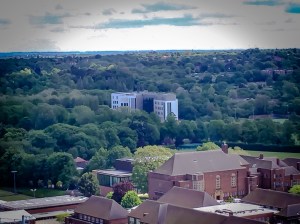 Aerial View of the Dental School